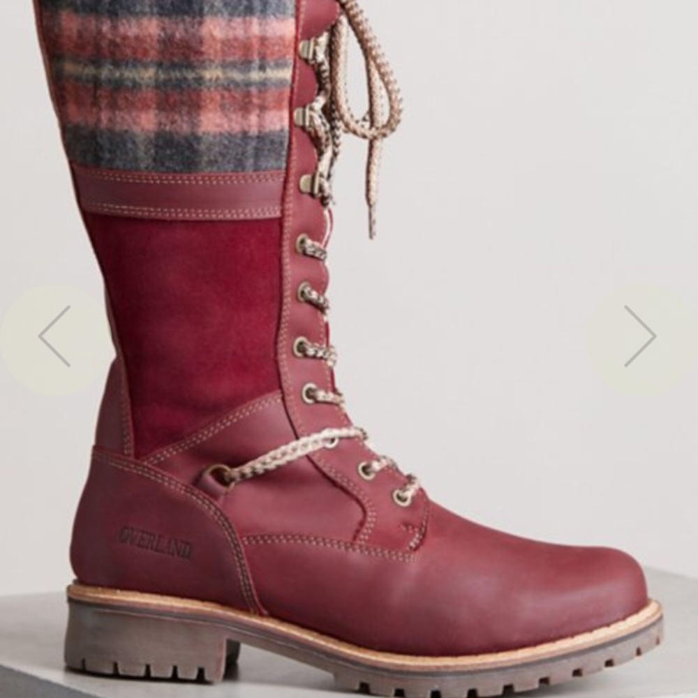 Bos & Co. Waterproof leather lace up boot US 7